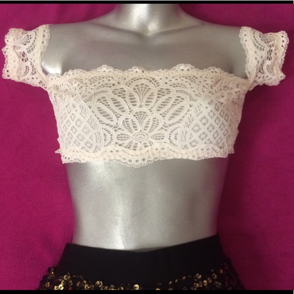 VICTORIA’S SECRET Very Sexy Lace Cropped Top-XS - Picture 2 of 5